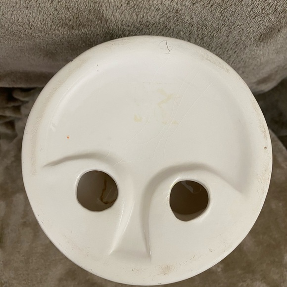 10” Halloween Pumpkin Ceramic Decorative Statue Bowl - Picture 6 of 16